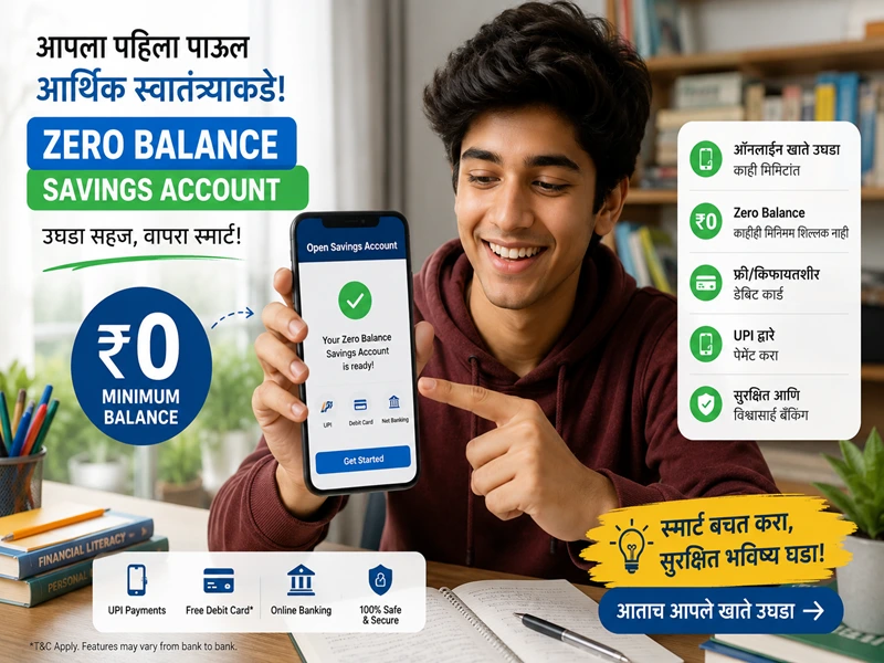 Best Zero Balance Savings Accounts in India 2026