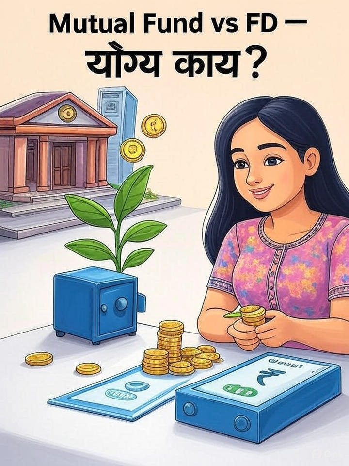Mutual Fund vs FD — योग्य काय?