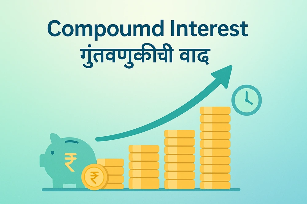 Compound Interest गुंतवणूक कशी वाढते उदाहरण