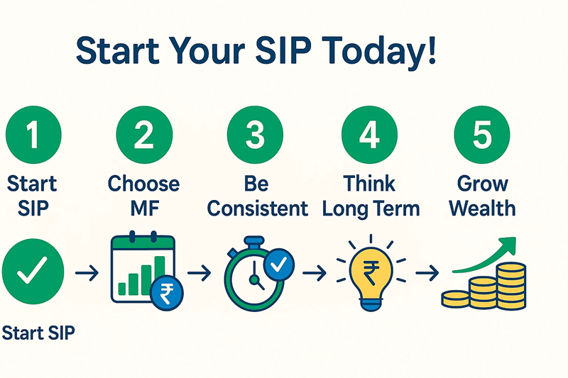 Start your SIP today – 5 step investment plan India