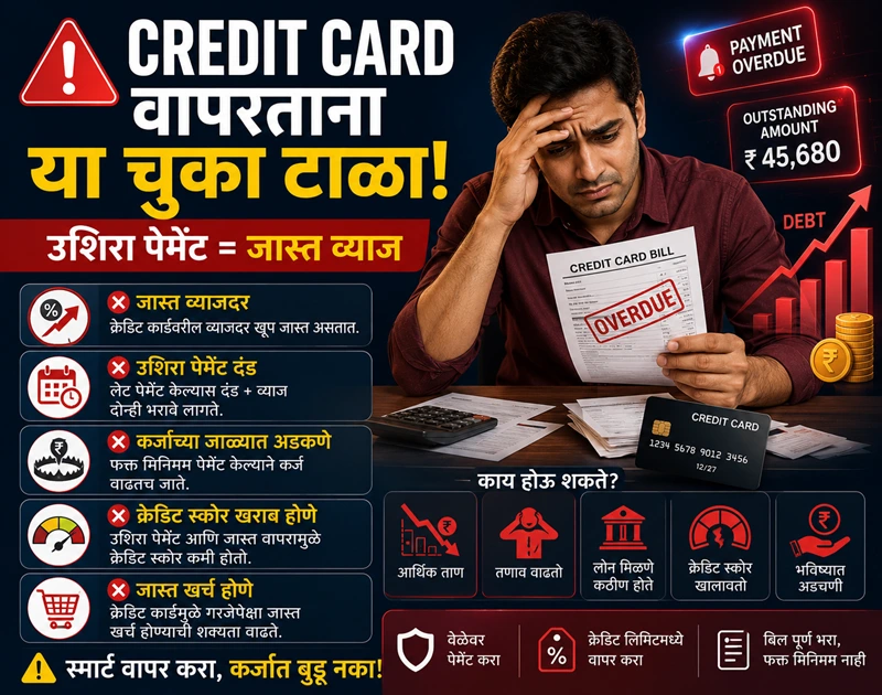Credit Card Mistakes Disadvantages