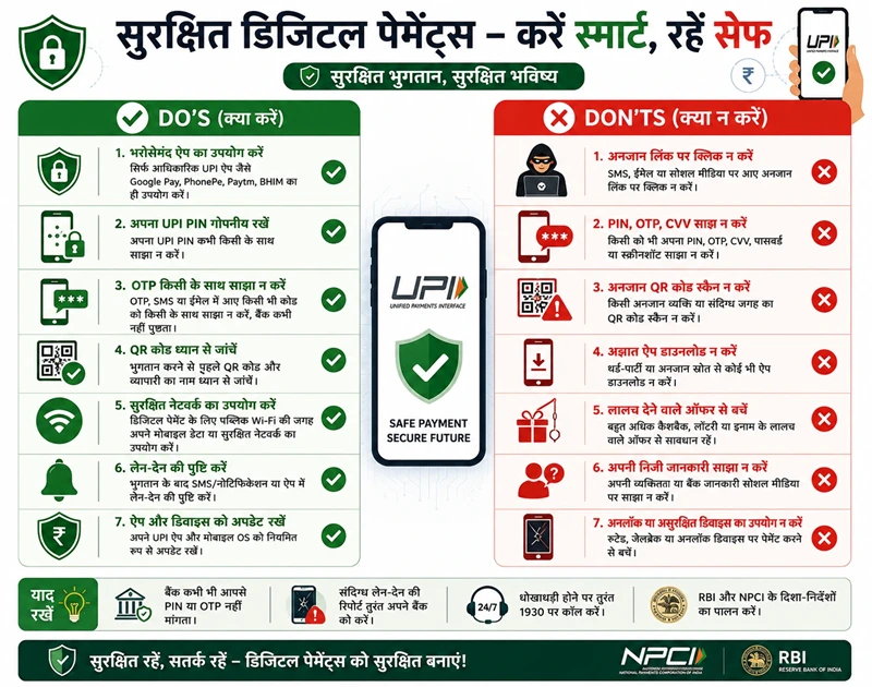 UPI सुरक्षा Do आणि Don’t मराठी