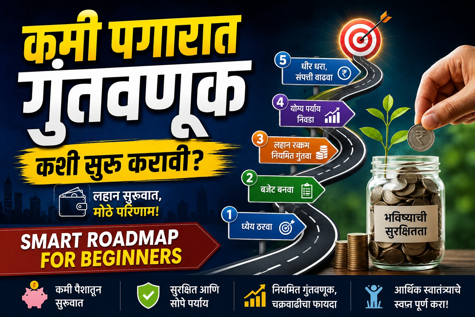कमी पगारात गुंतवणूक कशी सुरू करावी