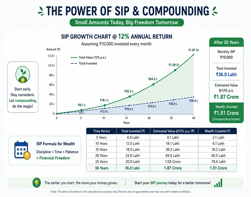 SIP Investment फायदे