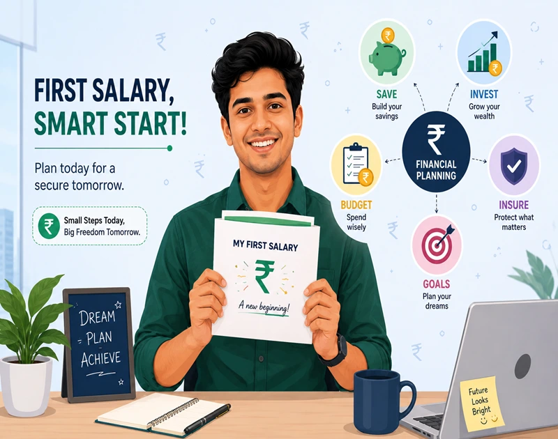 पहिली नोकरी मिळाल्यावर करायच्या आर्थिक गोष्टी