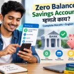 Zero Balance Savings Account म्हणजे काय Digital banking guide in Marathi